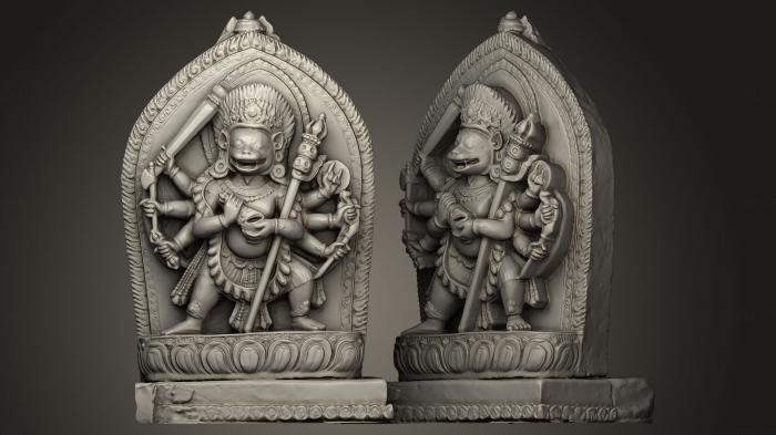 Indian sculptures (STKI_0013) 3D model for CNC machine